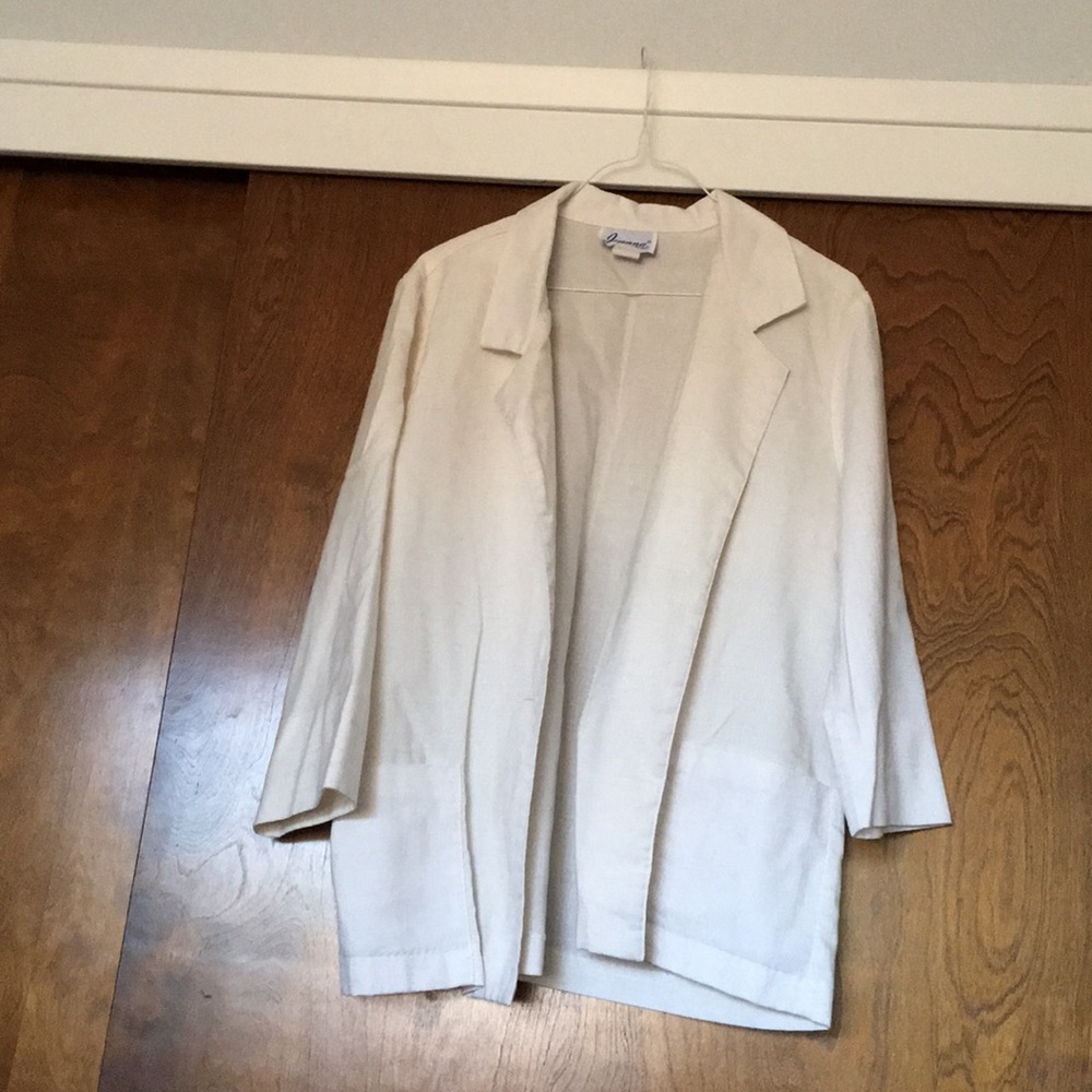 Petite Light Cream Blazer